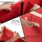 Christmas Ornament Storage Box with Adjustable Dividers, Ornament Storage Containers Fits 128 Holiday Ornaments 3-Inch, 600D Oxford Fabric Ornament Organizer for Decorations Accessories, Red